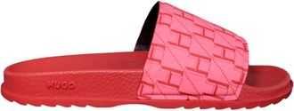 HUGO BOSS Match Slid - Dames - Sandalen - Rood - 40 EU - Polyester - Schoenen