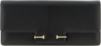 Tom Ford Black Goatskin Shoulder Womens Bag
