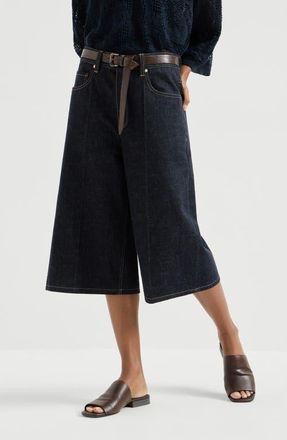 Brunello Cucinelli No-fade denim long Bermuda shorts at Nordstrom, Size 48 It