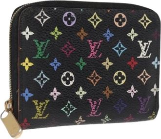 Louis Vuitton Pre-owned Wallets, female, Multicolor, Size: ONE SIZE Pre-owned Canvas Wallet