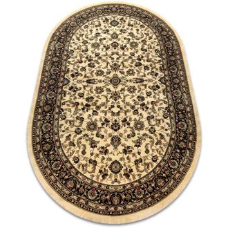 RugsX Rugsx - Carpet royal adr oval design 1745 caramel beige 150x250 cm