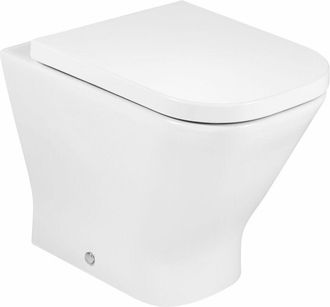 Roca Roca - Taza Rimless Adosada A Pared Con Salida Dual Para Inodoro Square The Gap