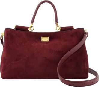 Dolce & Gabbana Tassen, Dames, Rood, ONE Size, Leer, Vittoria Crossbody