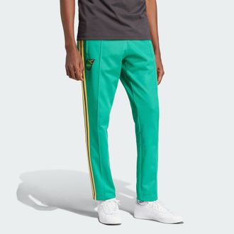adidas adidas Performance Mens Jamaica Beckenbauer Track Pants - Green Cotton - Size X-Small