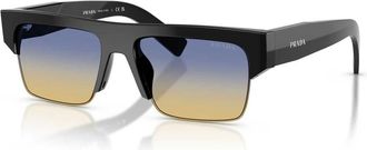 Prada Sunglasses, unisex, Black, Size: 55 MM Prd12Su Sunglasses