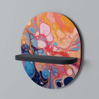 OEM Ilusiones Entintadas Estante Ovalado Negro