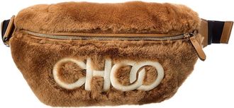 Jimmy Choo London Choo Shearling Belt Bag