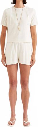 Kule The Terry Hurley Tee In Cream