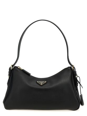 Prada Black Calfskin Shoulder Womens Bag