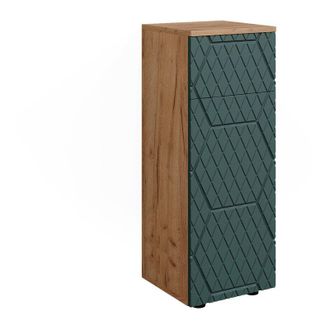 Vicco Mueble Midi Irma, Roble Dorado, 30 X 81 Cm Con 1 Caj&oacute;n, 2 Compartimentos, Ba&ntilde;o