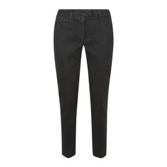 Dondup Slim-fit Trousers, female, Black, Size: W31 Pantalone Slim Perfect