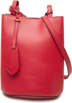 Burberry Pre-owned Burberry Grained Calfskin Lorne Bucket Bag Ladies VRHYZEDIF08MNTJE