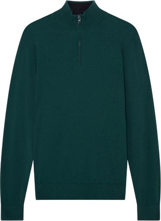 Ted Baker Artiss Core Donkergroene Quarter Zip