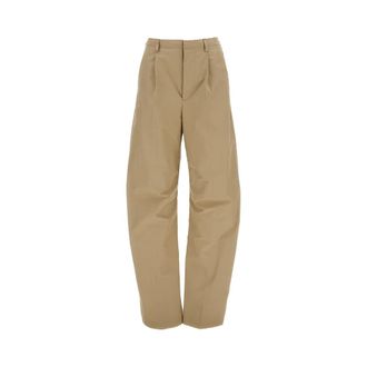 Maison Margiela Wide Trousers, female, Beige, Size: XS Tailored Wide Trousers