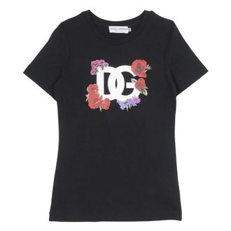 Dolce & Gabbana T-Shirts, female, Black, Size: XS T-Shirts