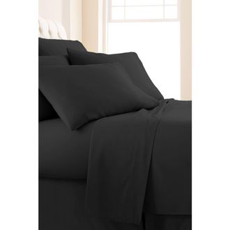 Southshore Fine Linens Vilano Springs Extra Deep Pocket Sheet Set in Black at Nordstrom Rack, Size Queen