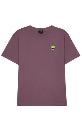 Dalix Mens Alien Midweight Garment Dye Tee in Plum at Nordstrom, Size Xxx-Large