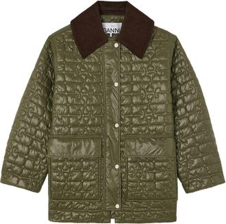 Ganni Quilted Jacket-Donna