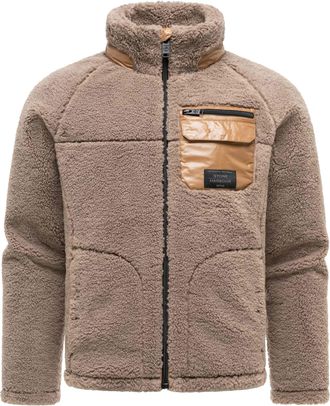 Stone Harbor Sorees heren teddyjas - sherpa fleece blouson met gewatteerde voering