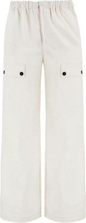Ferragamo wide-leg linen trousers - men - Linen/Flax/Cotton - 50 - White