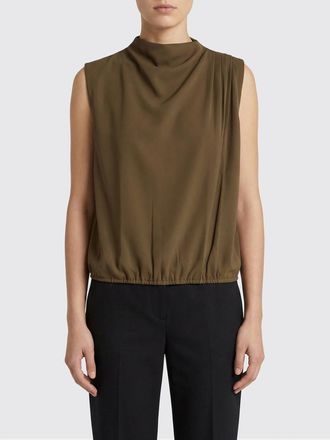 SOEUR Draped Organic Cotton Top