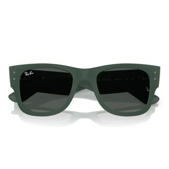 Ray-Ban Sunglasses, unisex, Green, Size: 52 MM Mega Wayfarer