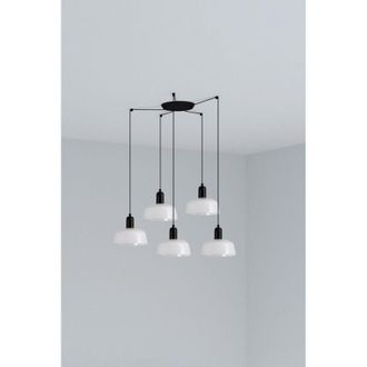 Faro Barcelona Tatawin S L&aacute;mpara Colgante 5 Luces Blanca 20340-116-5l