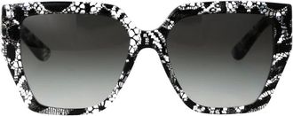 Dolce & Gabbana Stijlvolle zonnebril met model 0Dg 4438 - Dames - Zonnebrillen - Veelkleurig - 55 MM - Accessoires