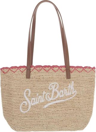 MC2 Saint Barth Rafiya Shopping Bag - Dames - Shoppers - Beige - ONE Size - Tassen