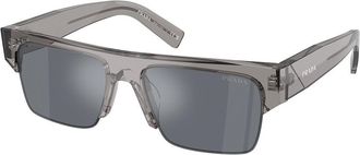 Prada PR D12SU 16Z30Z Mens Sunglasses Grey Size 55