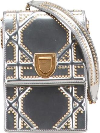 Dior Pre-owned Mini Bags, female, Gray, Size: ONE SIZE Pre-owned Mini Bag