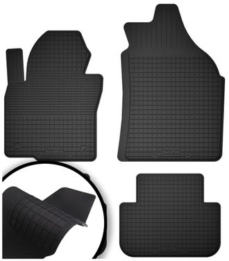OEM Alfombrillas De Goma Para: Monovolumen Kia Carens Iv (2013-2018)