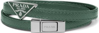 Prada Saffiano Leather Bracelet