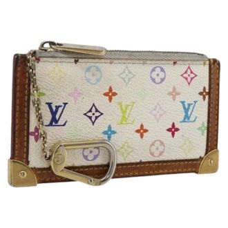 Louis Vuitton Pre-owned Wallets, female, White, Size: ONE SIZE Pre-owned Vintage Canvas Wallet