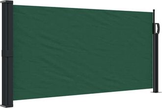 vidaXL Toldo Lateral Retr&aacute;ctil Verde Oscuro 100x500 Cm Vidaxl