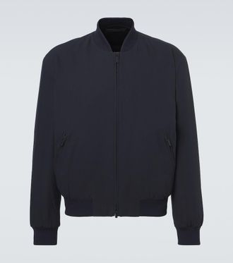 Giorgio Armani Cotton-blend bomber jacket