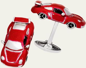 Jan Leslie Fast Race Car Cuff Links