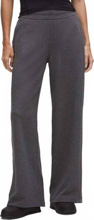 lululemon Scuba Mid-Rise Wide-Leg Pant In Heathered Graphite Grey