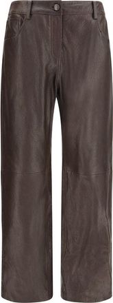 Magda Butrym Leather Womens Pants