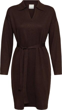 Ichi Abito in Maglia - - Dresses - Donna - Marrone - M