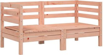 vidaXL Sof&aacute;s de esquina de jard&iacute;n 2 uds madera maciza Douglas Vidaxl