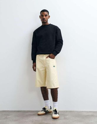 adidas Originals jorts Firebird in crema-Bianco