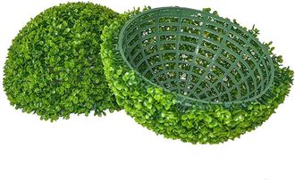 Trade Shop Trade Shop - Pianta Artificiale Palla Diametro 30cm Decorativa Finta Verde Erba Sintetica