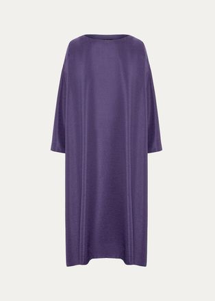 Eskandar Wide A-Line Scoop Neck Dress