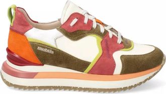 Mephisto Ergonomische Sneaker - Multicolor - Dames - Sneakers - Veelkleurig - 42 1/2 EU - Schoenen