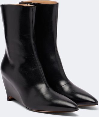 Maison Margiela Heel-Less leather ankle boots