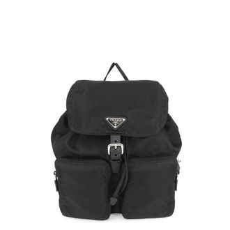 Prada Black Nylon Backpack (Pre-Owned)