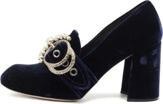 Miu Miu Pumps con decorazione - Blu