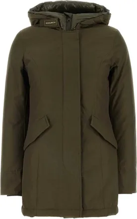 Woolrich Army green cotton down jacket