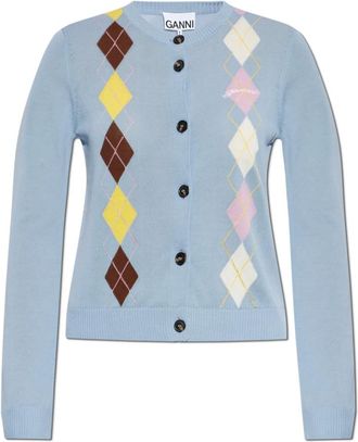 Ganni Mujer, Jerseys, Azul, Talla: L